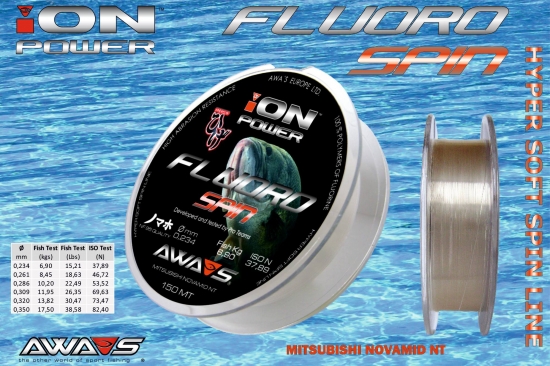 Флюорокарбон  Awa-Shima Ion Power FLUOROSPIN 150м 0,22mm