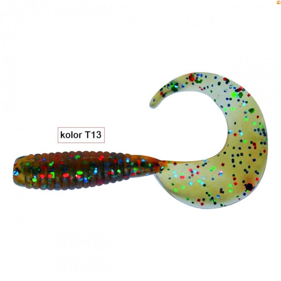 Силиконовая съедобная приманка  Classic Twist 50 mm