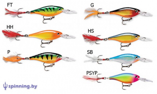 Воблер Rapala X-RAP Shad XRS06 S
