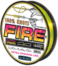 Леска Balsax FIRE 100M 0.25mm тонущая