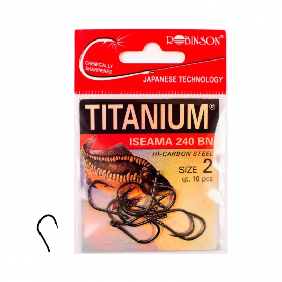 Крючек Robinson TITANIUM® 240 BN Pro Carp 10