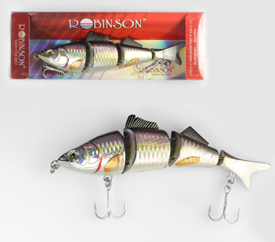 Воблер ROBINSON Joint Killer S200, 20см, 0-0,5м вес 95гр   