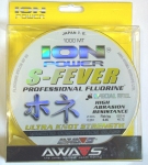 Флюорокарбоновая леска Awa-Shima Ion Power S-FEVER Professional  Fluorine 1000метров 0,309mm